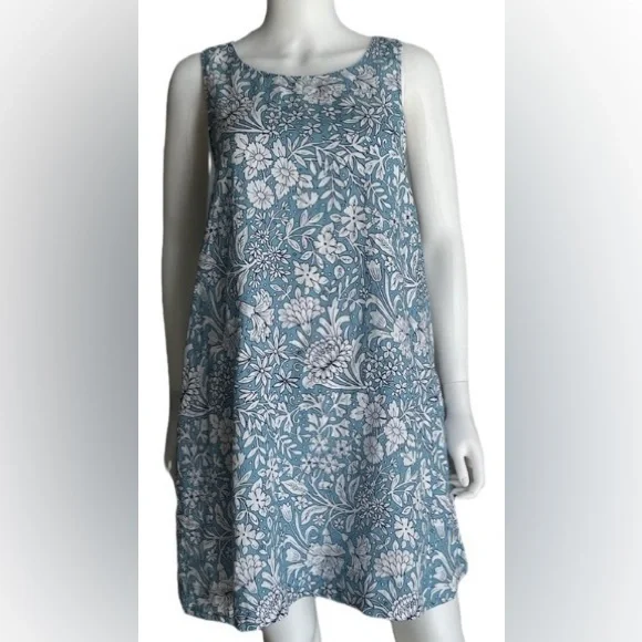 Rachel Ashwell Dresses | Rachel Ashwell Linen Dress | Color: Blue/White | Size: S | Pm-94912685's Closet